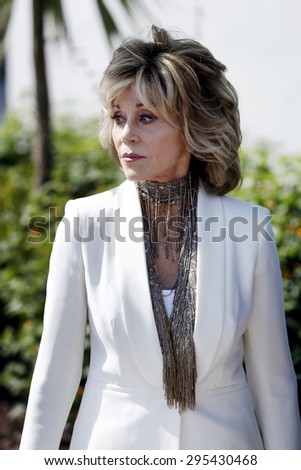 CANNES, FRANCE- MAY 20: Jane Fonda attends the \'Youth\' photo-call during the 68th Cannes Film Festival on May 20, 2015 in Cannes, France.