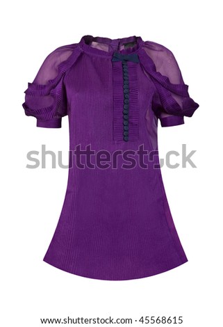 Purple Blouse Stock Photo 45568615 : Shutterstock