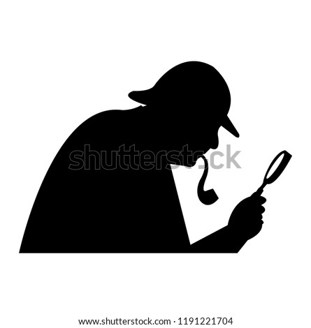 Sherlock Holmes silhouette