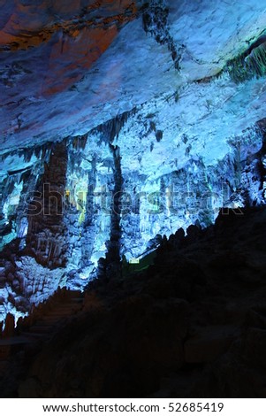 the seven stars reed flute cave guilin china