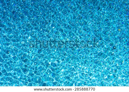 Blue water cool background.