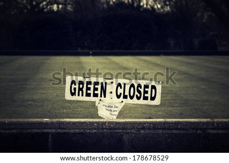 Bowling Green Closed