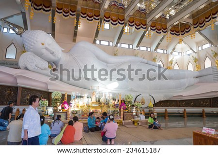 Udonthani, Thailand - NOV 22 : People come to worship in the church on november 22, 2014 in Udonthani, Thailand.