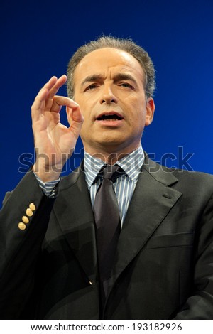 PARIS, FRANCE - NOVEMBER 26, 2011 : Jean Francois Cope during the Seminar of the managers of the UMP