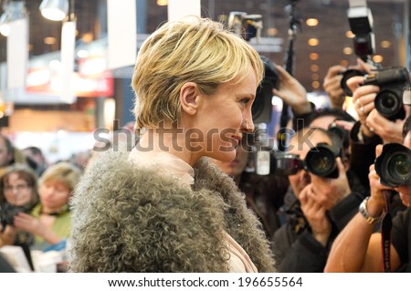 PARIS, FRANCE - MARCH 19, 2011 - The French singer Patrica Kaas at French Book fair in Paris