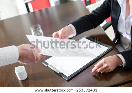 Document handing at office