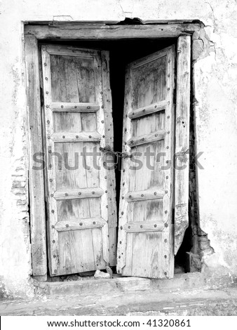 Vintage Ruined Door