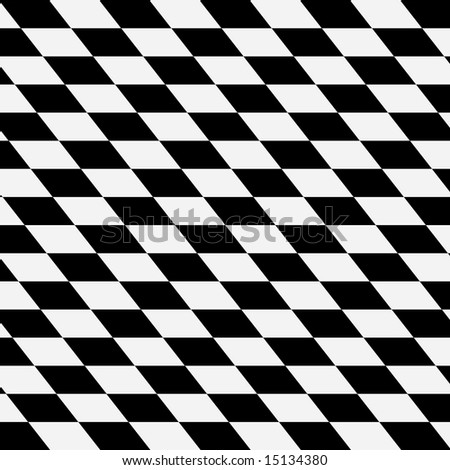 Abstract pattern of  black and white diamond