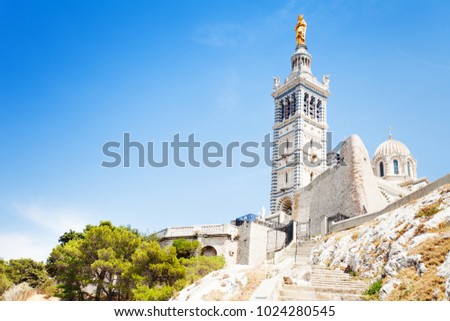 Similar – Image, Stock Photo Marseille / Statue in Parc Longchamps in the evening