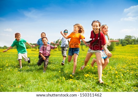 Similar – Image, Stock Photo Child holding dandelion