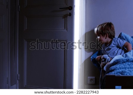 Similar – Image, Stock Photo A little light comes through the skylight and illuminates the dense web of spider webs