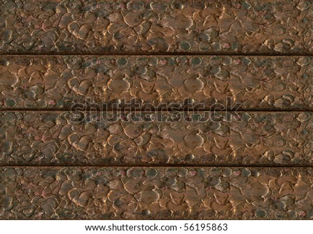 Copper textured background