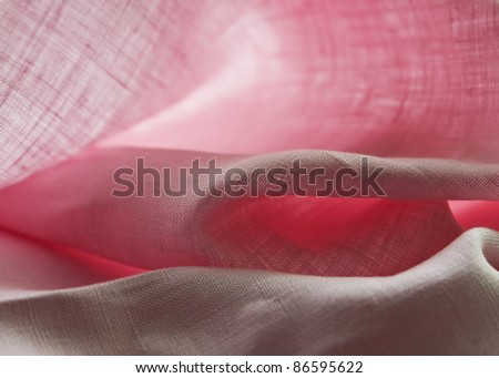 Linen textile background