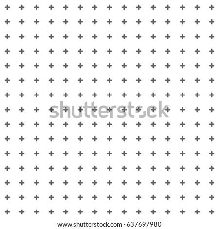 Tiny crosses seamless pattern. Stylish print for fabric or abstract background