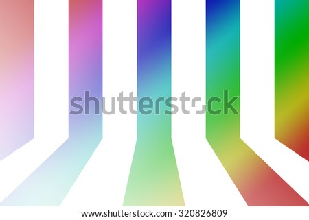 white and black line abstract with gradient background