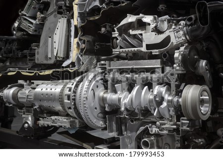 Cut metal engine