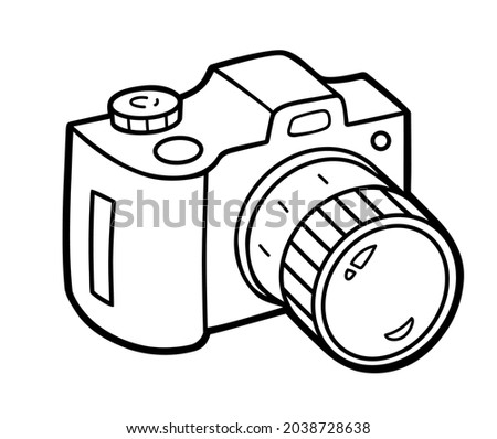 Coloring book for children, Digital camera