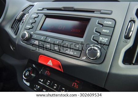music player inside the car