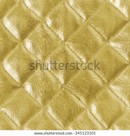 Seamless texture leather gold. Can be used for wallpaper, pattern fills, web page background,surface textures. Gorgeous Seamless gold Leather Background.
