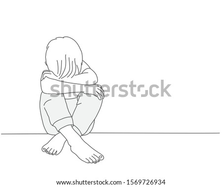 Sad Boy Drawing | Free download on ClipArtMag