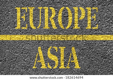 Europe asia border