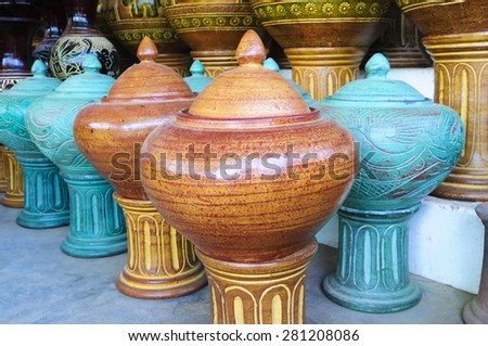 Clay Jar at Thailand