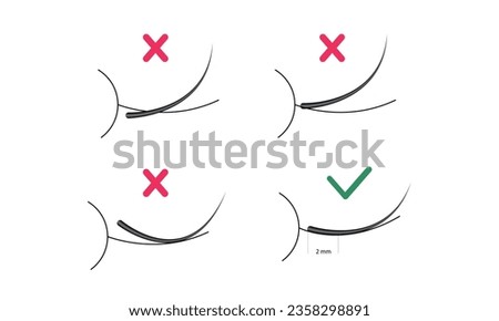 The right and wrong way to attach eyelashes to natural lashes. Eyelash Extension Guide