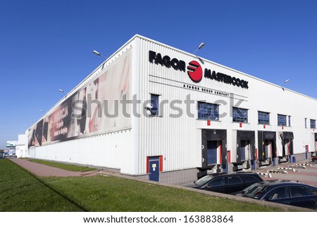 WROCLAW, POLAND - NOVEMBER 18: The court in San Sebastian declared bankruptcy Fagor and Fagor Mastercook. Fagor Mastercook plant in Wroclaw, Poland on November 18, 2013