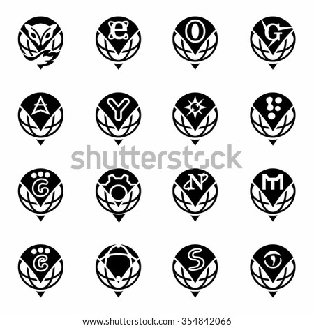 Vector Browser Icon Set On White Background - 354842066 : Shutterstock
