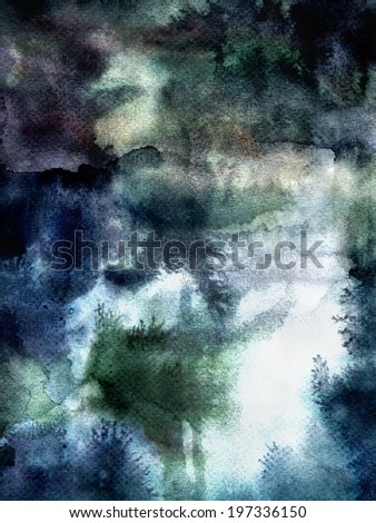 Dark atmospheric watercolor texture background