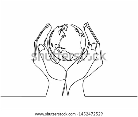 Line Drawing Of The Earth | Free download on ClipArtMag