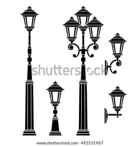 street lamps collection,lantern