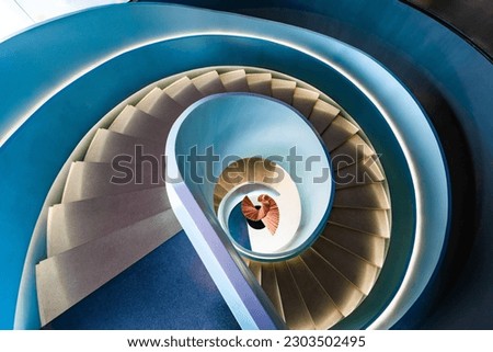 Similar – Image, Stock Photo spiral staircase Stairs