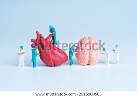 Similar – Image, Stock Photo Health care researchers working in scientific laboratory.