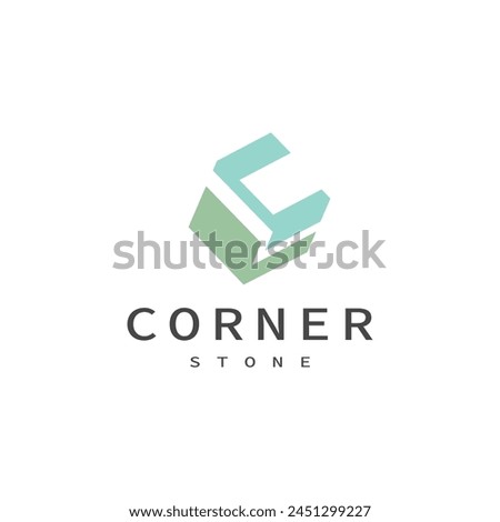 cornerstone vector icon logo design