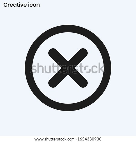 Delete icon vector eps 10