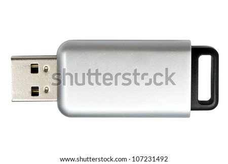 USB Flash Drive isolated on white background