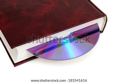CD-disk embedded in the book. Dining storage