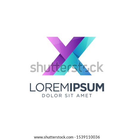 Letter X Logo Design Template