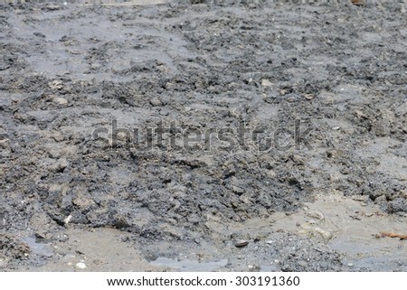 Mud texture, abstract background.