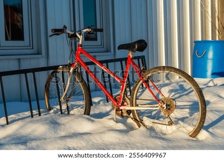 Similar – Foto Bild Blaugefroren Schnee