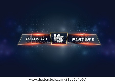 Battle versus vs Sports Gradient abstract futuristic particles vector and halftone lines Technology Abstract Background Vector design Imagine de stoc © 