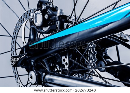bicycle parts rear wheel brake disc fragment frame