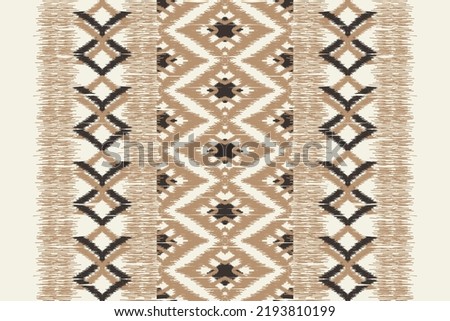 African Ikat paisley embroidery.geometric ethnic oriental seamless pattern traditional.Aztec style abstract vector illustration.design for texture,fabric,clothing,wrapping,decorating,carpet.boho style
