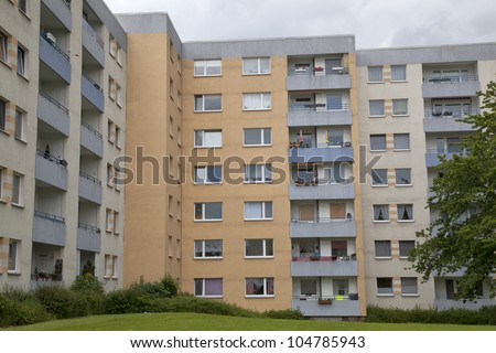 Modern apartment building in Gemany