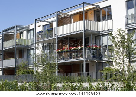Modern apartement building