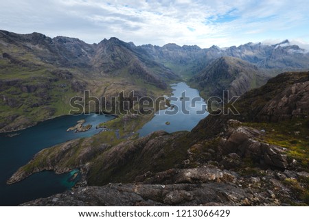 Similar – Image, Stock Photo Loch Coruisk on the Isle of Skye