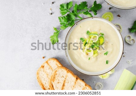 Similar – Image, Stock Photo Vegan cauliflower puree with cashew