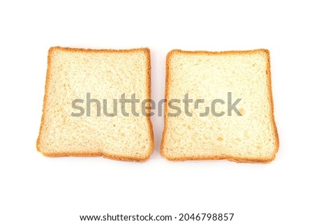 Similar – Image, Stock Photo Two slices of bread