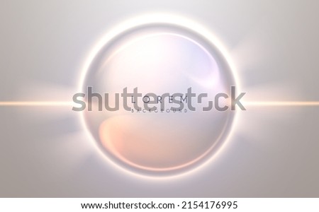 Abstract circle light effect background